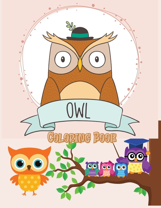 Front cover_Owl Coloring Book