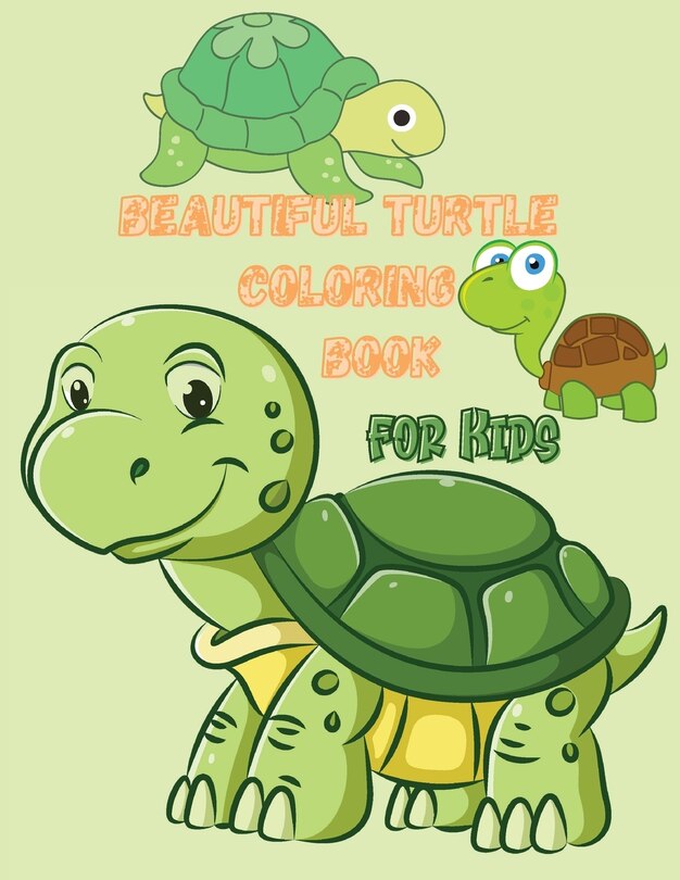 Couverture_Beautiful Turtle Coloring Book for Kids