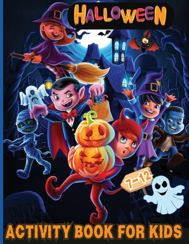 Couverture_Halloween Activity Book for Kids Ages 7-12