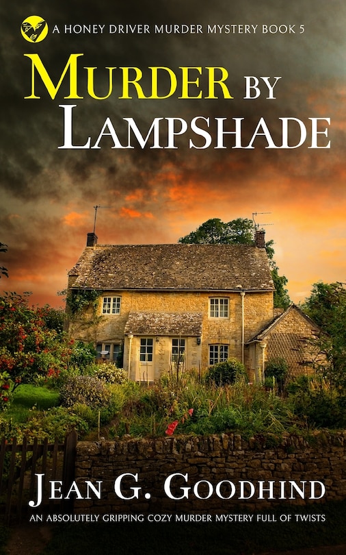 Front cover_MURDER BY LAMPSHADE an absolutely gripping cozy murder mystery full of twists