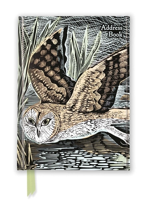 Front cover_Angela Harding: Marsh Owl (Address Book)