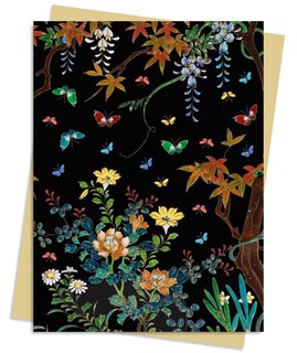 Couverture_Ashmolean Museum: Cloisonné Casket with Flowers and Butterflies Greeting Card Pack