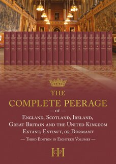 Front cover_Complete Peerage