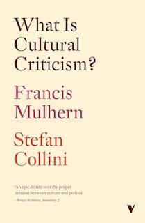 Front cover_What Is Cultural Criticism?