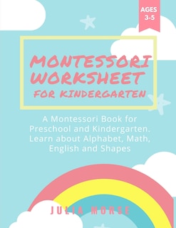 Front cover_Montessori Worksheets for Kindergarten