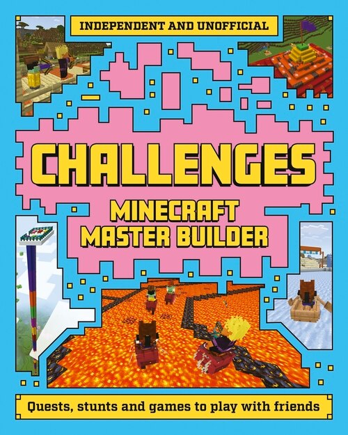 Front cover_Master Builder: Minecraft Challenges
