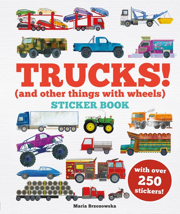 Front cover_Trucks! Sticker Book