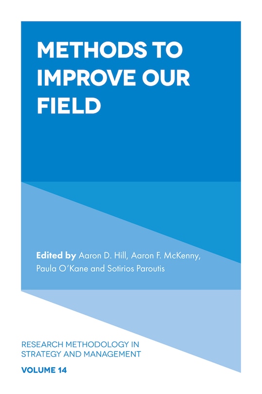 Front cover_Methods to Improve Our Field