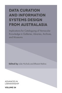 Couverture_Data Curation and Information Systems Design from Australasia