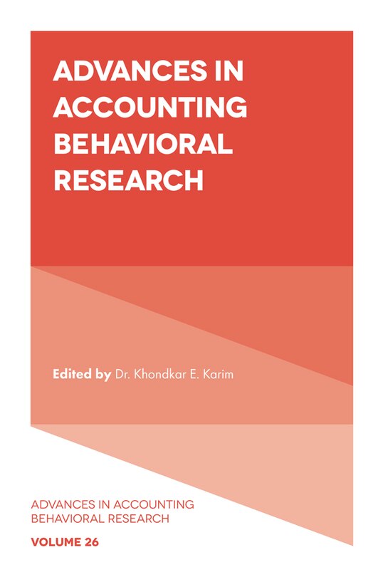 Front cover_Advances in Accounting Behavioral Research