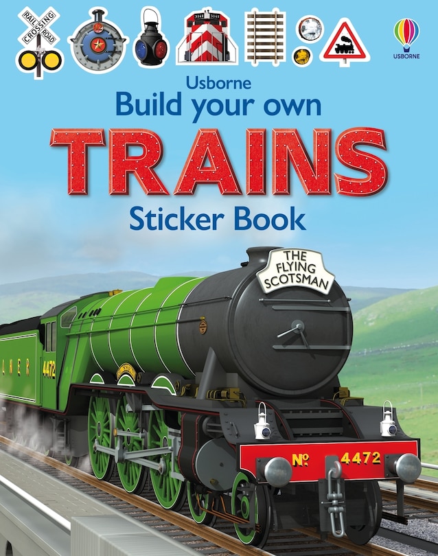 Front cover_Build Your Own Trains Sticker Book