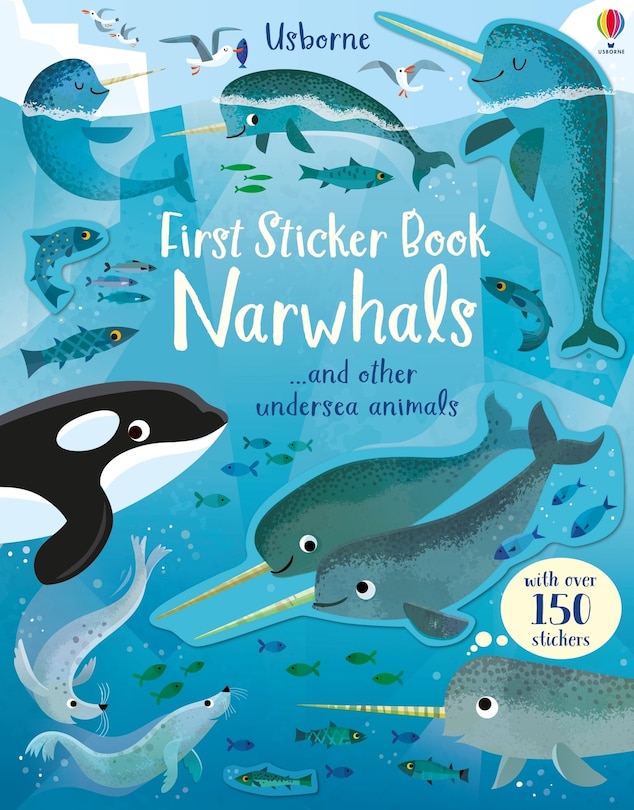Front cover_First Sticker Book Narwhals