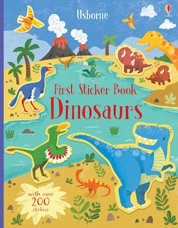 Couverture_First Sticker Book Dinosaurs