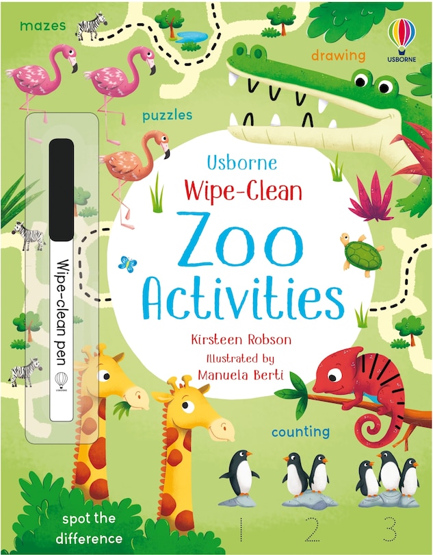 Front cover_Wipe-Clean Zoo Activities