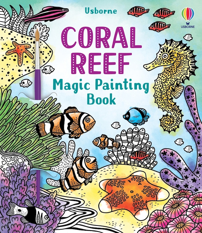 Couverture_Coral Reef Magic Painting Book
