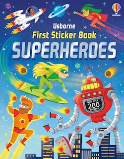 Front cover_First Sticker Book Superheroes