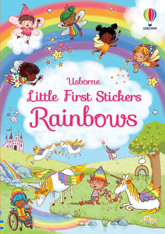 Front cover_Little First Stickers Rainbows
