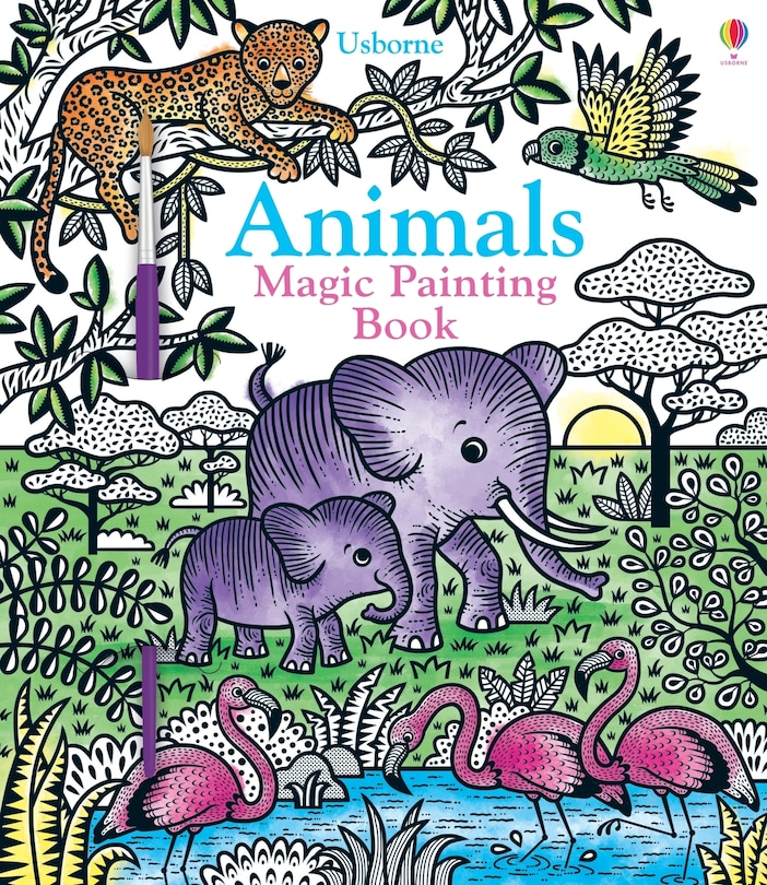 Front cover_Animals Magic Painting Book