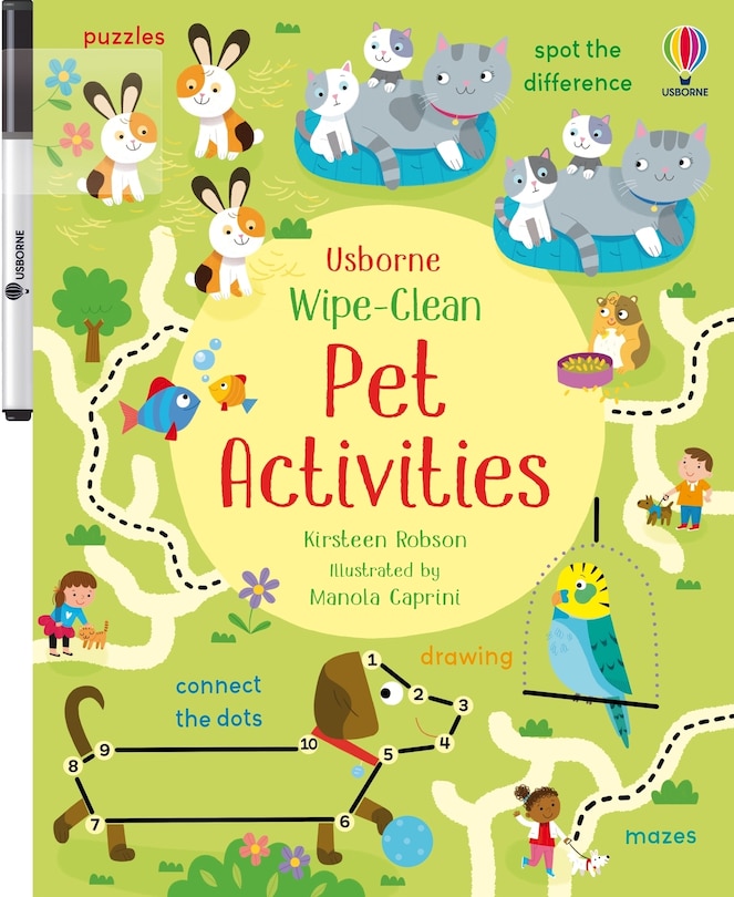 Front cover_Wipe-Clean Pet Activities