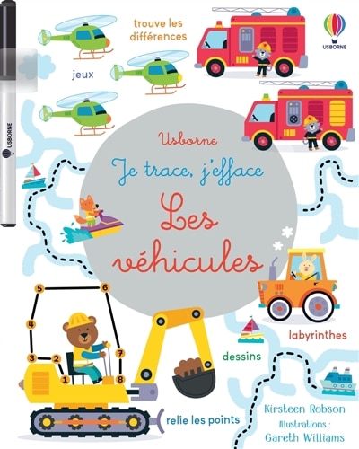 Les véhicules: Je trace, j'efface