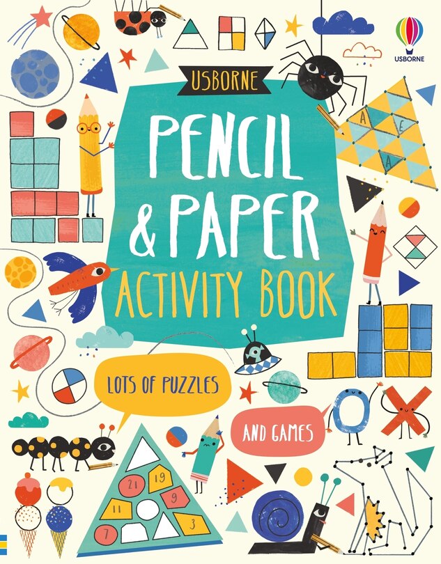 Front cover_Pencil and Paper Activity Book