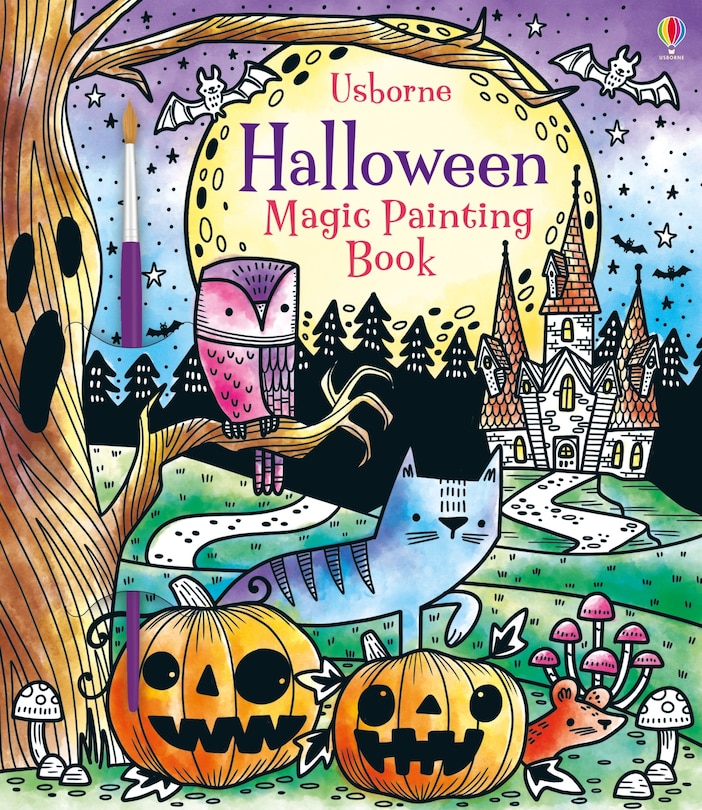 Front cover_Halloween Magic Painting Book