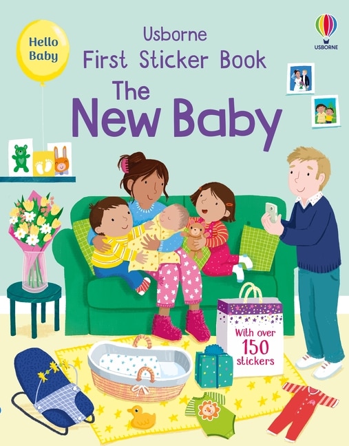 Front cover_First Sticker Book The New Baby