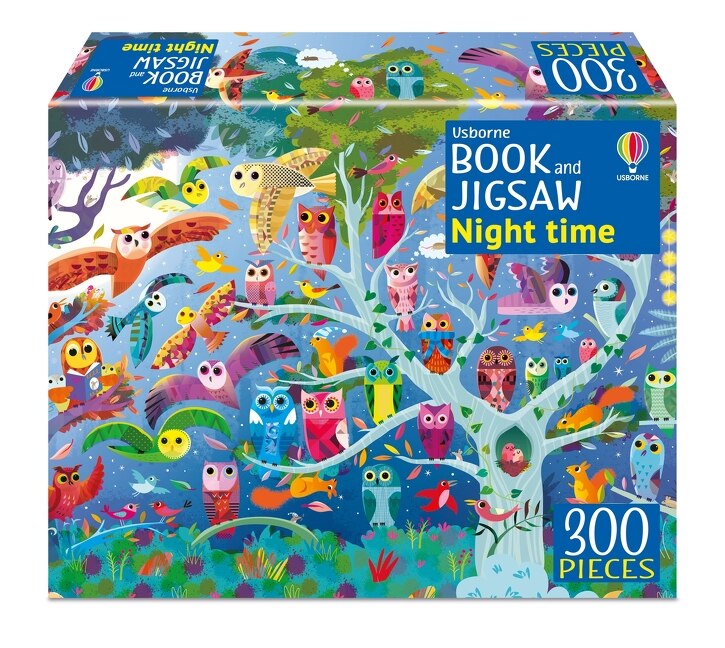 Front cover_Usborne Book and Jigsaw Night Time