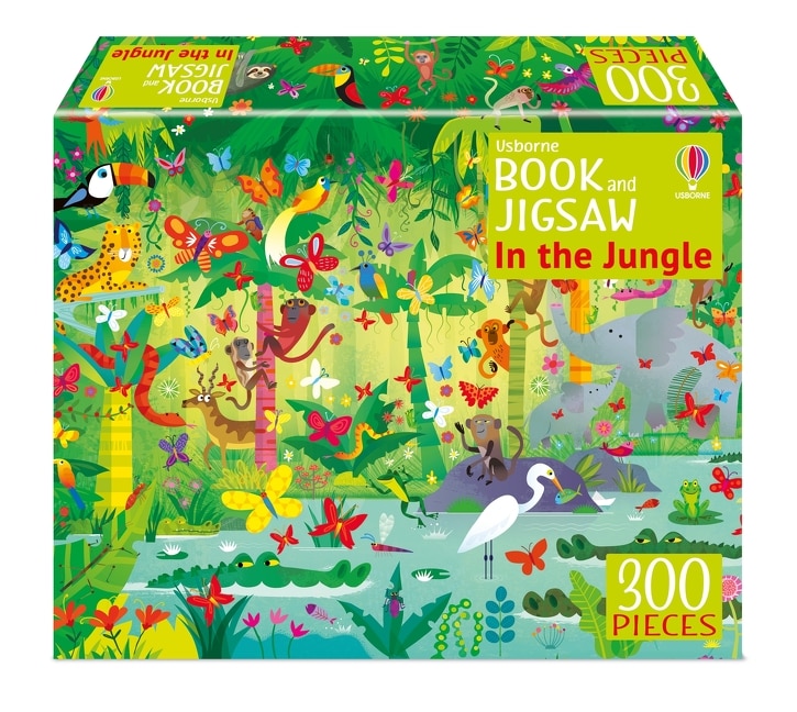 Front cover_Usborne Book and Jigsaw In the Jungle
