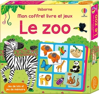 Le zoo: Mon coffret livre et jeux