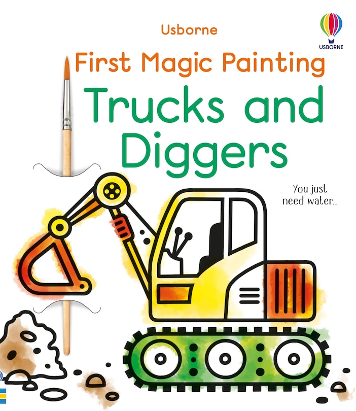 Front cover_First Magic Painting Trucks and Diggers