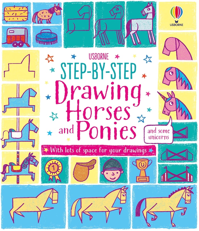Front cover_Step-by-step Drawing Horses and Ponies