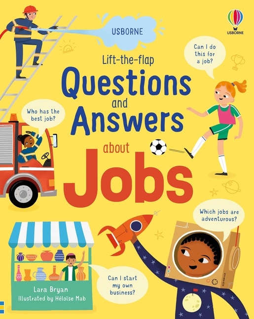 Front cover_Lift-the-flap Questions and Answers about Jobs