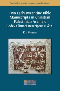 Front cover_Two Early Byzantine Bible Manuscripts in Christian Palestinian Aramaic