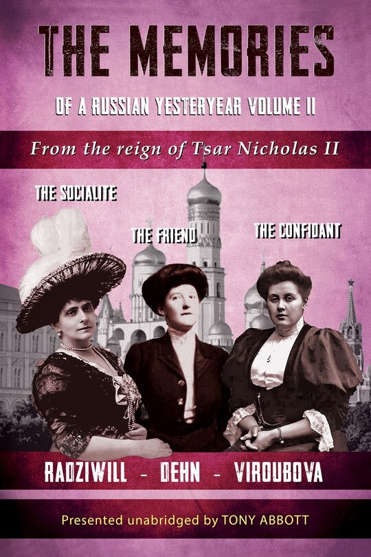 Front cover_Memoirs of a Russian Yesteryear - Volume II
