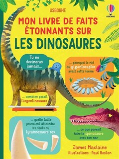 Front cover_Mon livre de faits étonnants sur les dinosaures