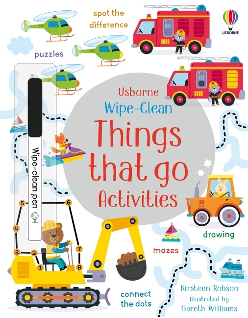 Front cover_Wipe-Clean Things That Go Activities