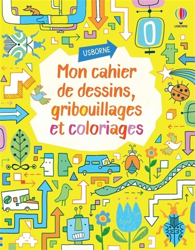 Front cover_Mon cahier de dessins, gribouillages et coloriages