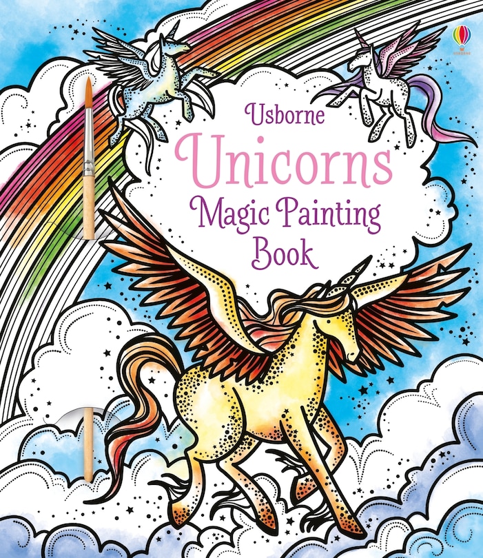 Front cover_Unicorns Magic Painting Book