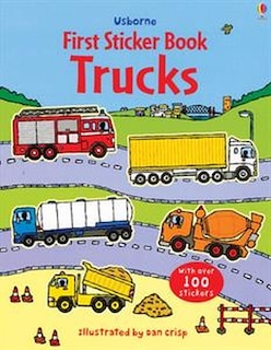 Couverture_First Sticker Book Trucks