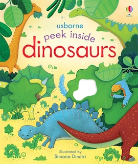 Front cover_Peek Inside Dinosaurs