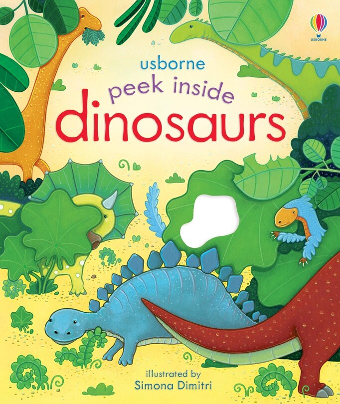Front cover_Peek Inside Dinosaurs
