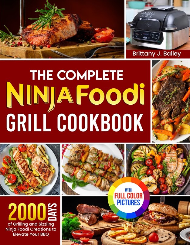 Front cover_The Complete Ninja Foodi Grill Cookbook
