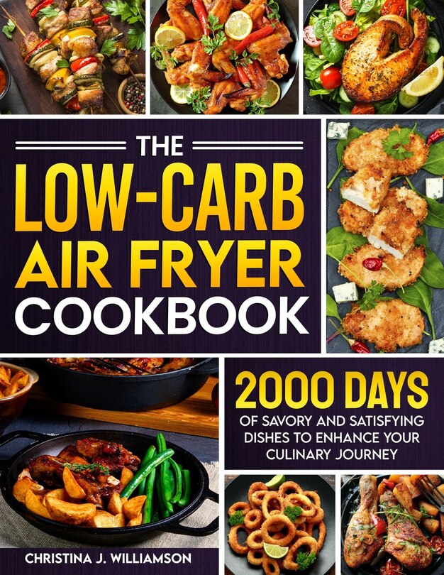 Front cover_The Low-Carb Air Fryer Cookbook