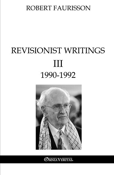 Front cover_Revisionist Writings III - 1990-1992