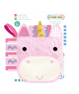 Front cover_Sensory Snuggables Unicorn Puppet Soft Book