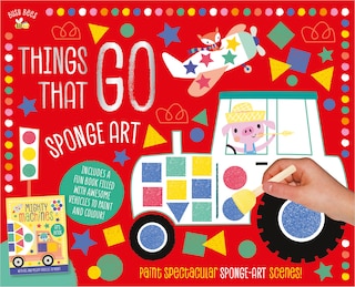 Front cover_Busy Bees Things That Go Sponge Art