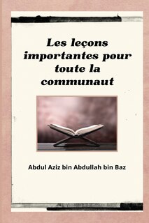 Front cover_Les le&ccedil;ons importantes pour toute la communaut&eacute;