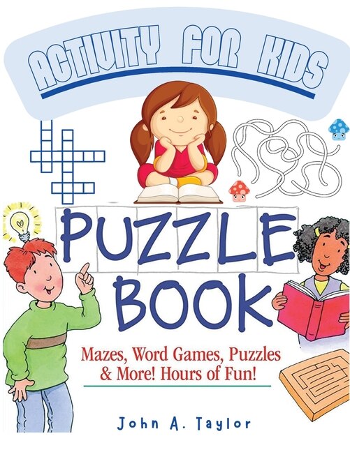 Front cover_The Puzzle Activity Book for Kids