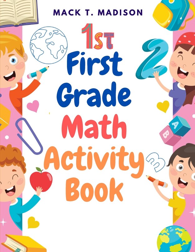 Front cover_First Grade Math Activity Book